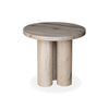 Runder und Moderner Couchtisch aus massiver Eiche | Modell CAN SMALL