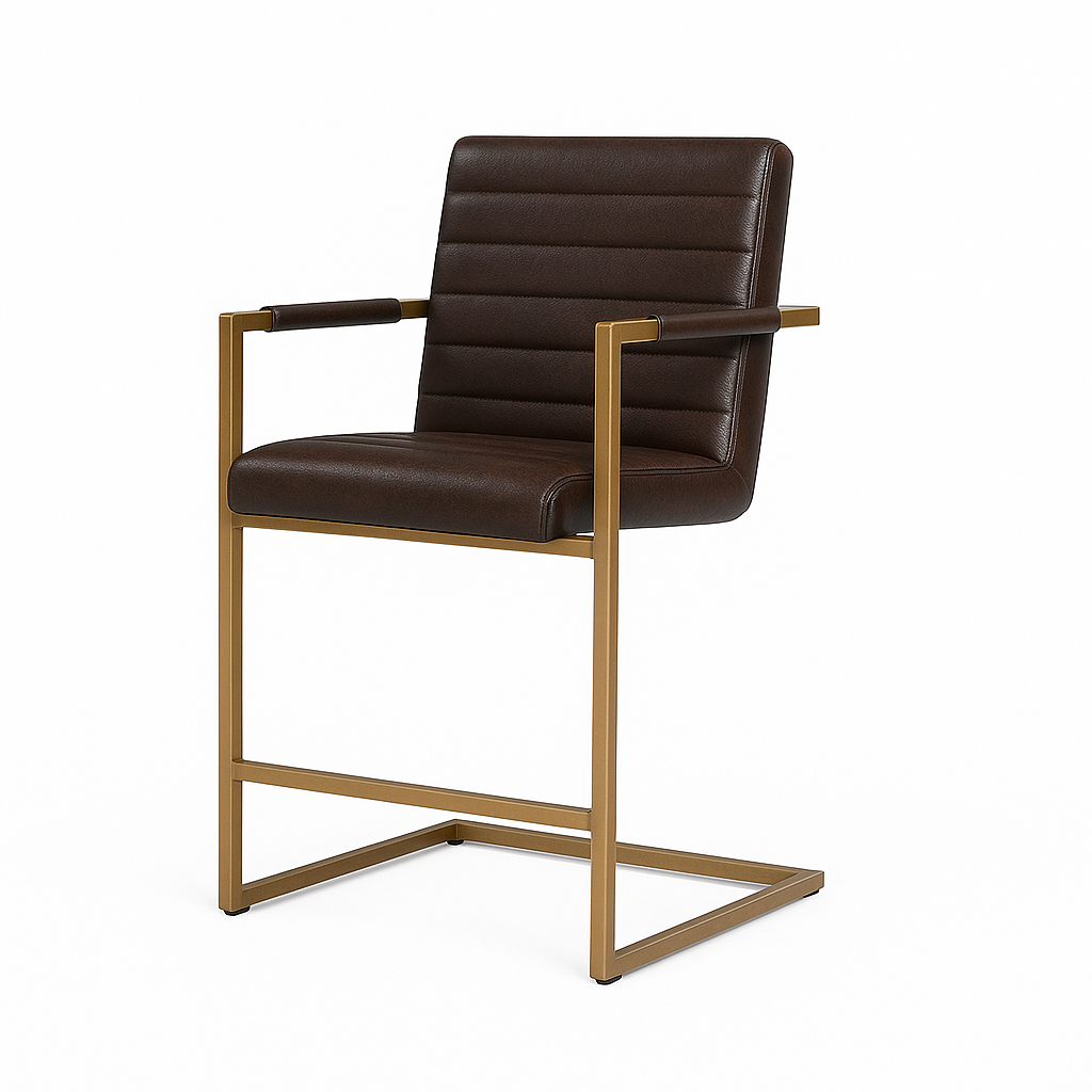 Barhocker aus Leder | Modell DONI