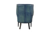 Chesterfield Sessel aus Leder mit Holzbeinen | ODI-Modell