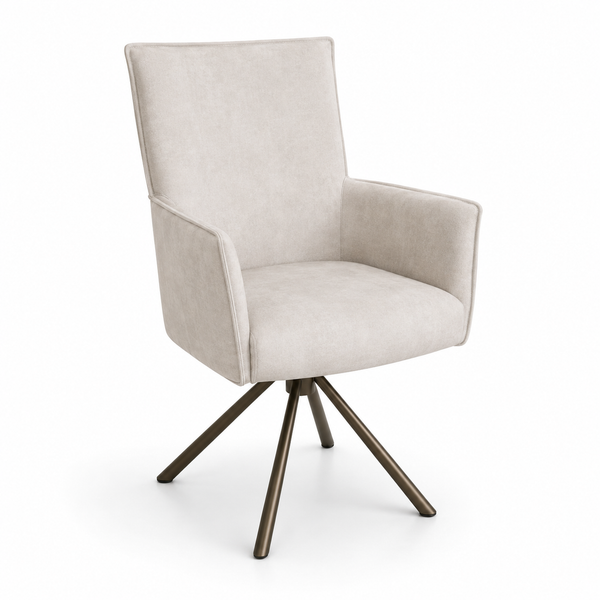 Esstisch Stuhl beige | Modell VALERIO