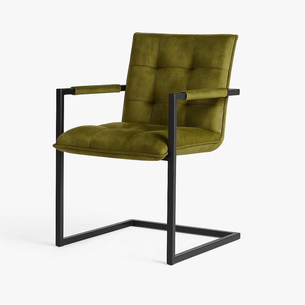 Küchenstuhl aus Samt | Modell MOCANU